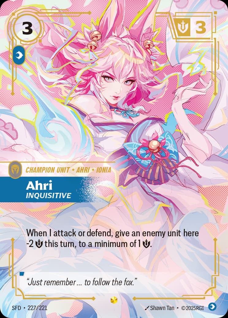 Ahri, Inquisitive, SFD 227/221