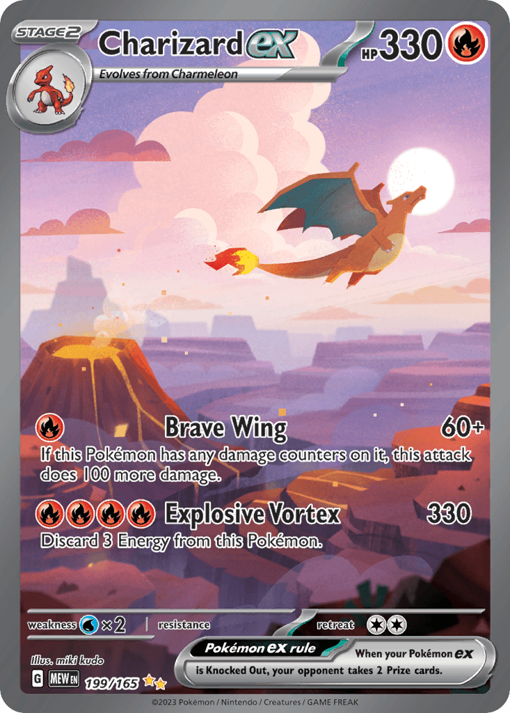 Charizard ex, MEW 199/165
