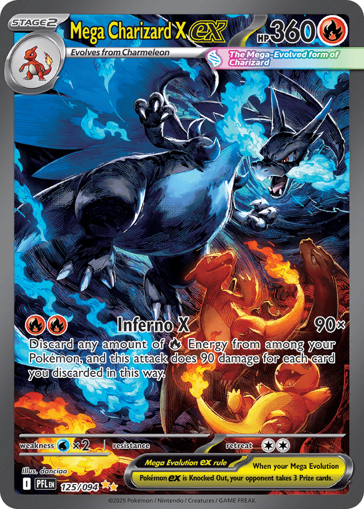 Mega Charizard X ex, PFL 125/094