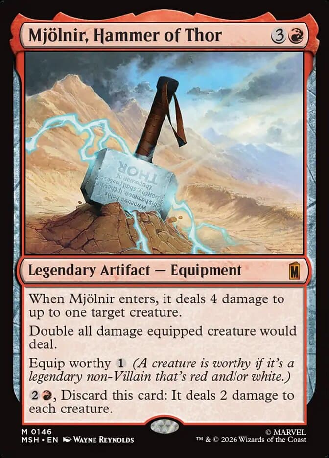 Mjölnir, Hammer of Thor, MSH 146