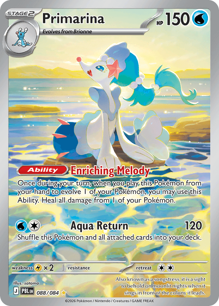 Primarina, PBL 088/084