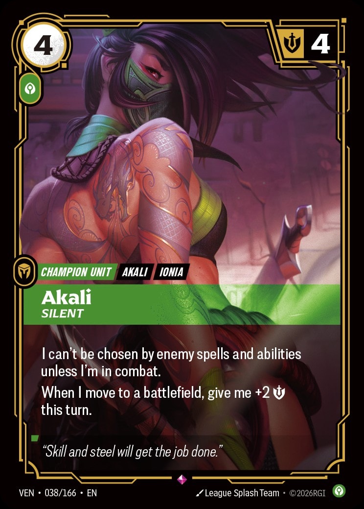 Akali, Silent, Vendetta 038/166