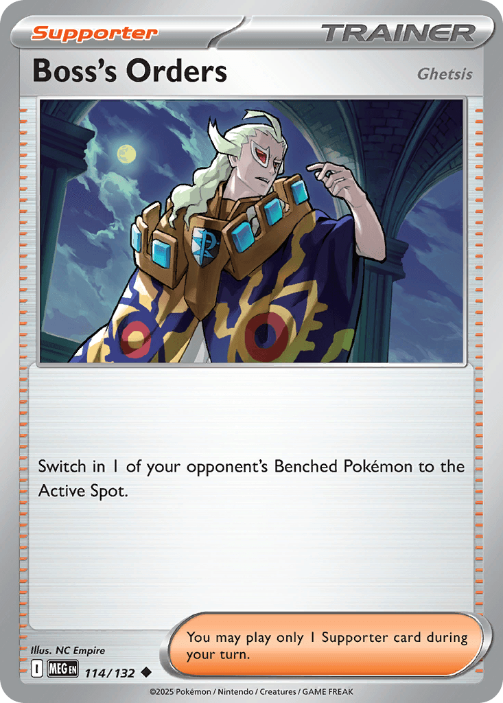 Boss's Orders, Mega Evolution 114/132