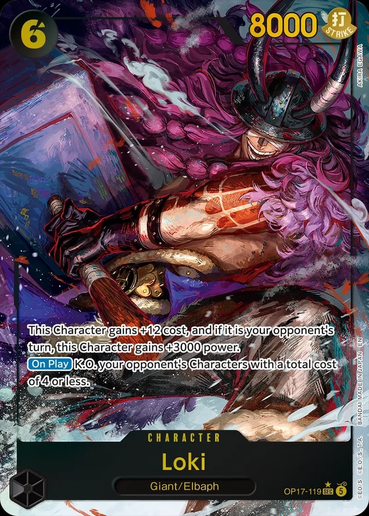 Loki, The World's Strongest Warriors OP17-119