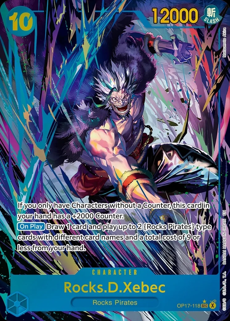 Rocks.D.Xebec, The World's Strongest Warriors OP17-118