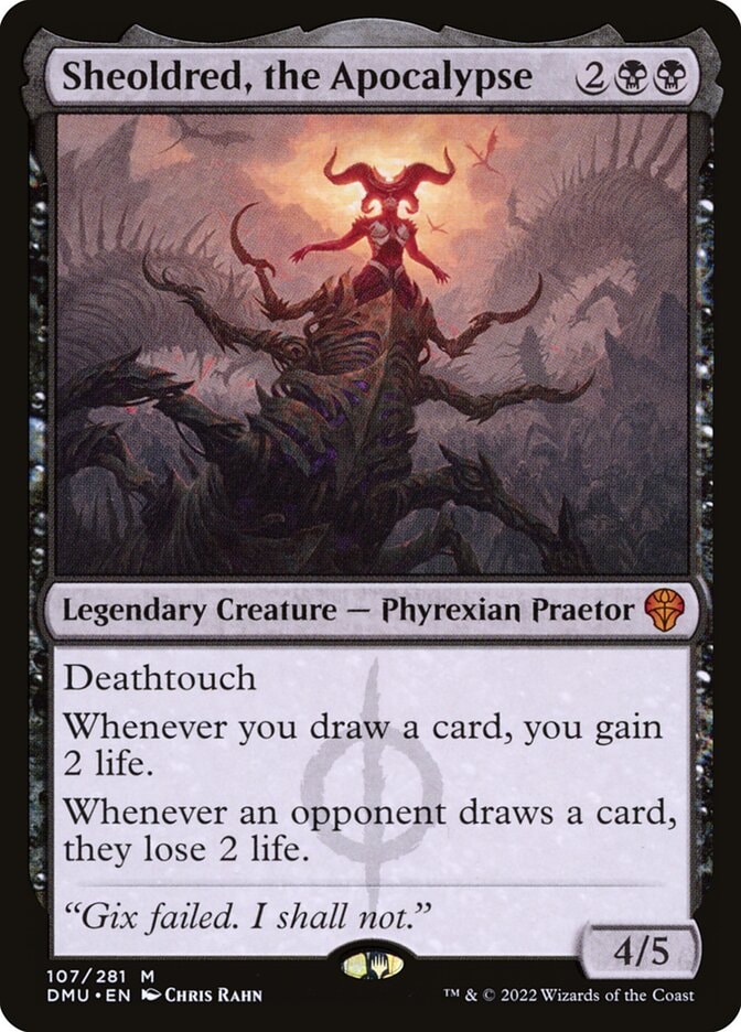 Sheoldred, the Apocalypse, Dominaria United 107